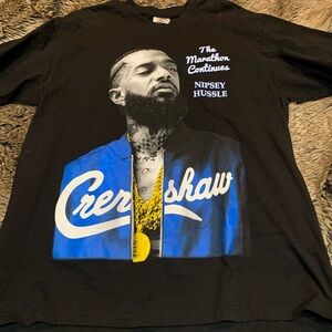 Nipsey Hussle “The Marathon Continues”Crenshaw Shaka wear Size XL